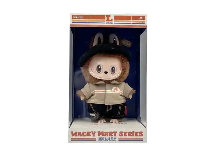 POP MART Labubu The Monsters Wacky Mart Series Vinyl Plush Doll