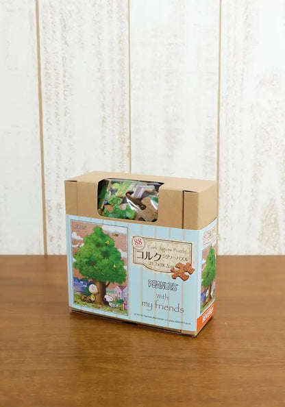 Beverly Jigsaw Puzzle 88-032 Cork Peanuts Snoopy With My Friends (88 L-Pieces) Snoopy Puzzle- Japan Figure Store - #1 Bring To You The Best Japanese Goods