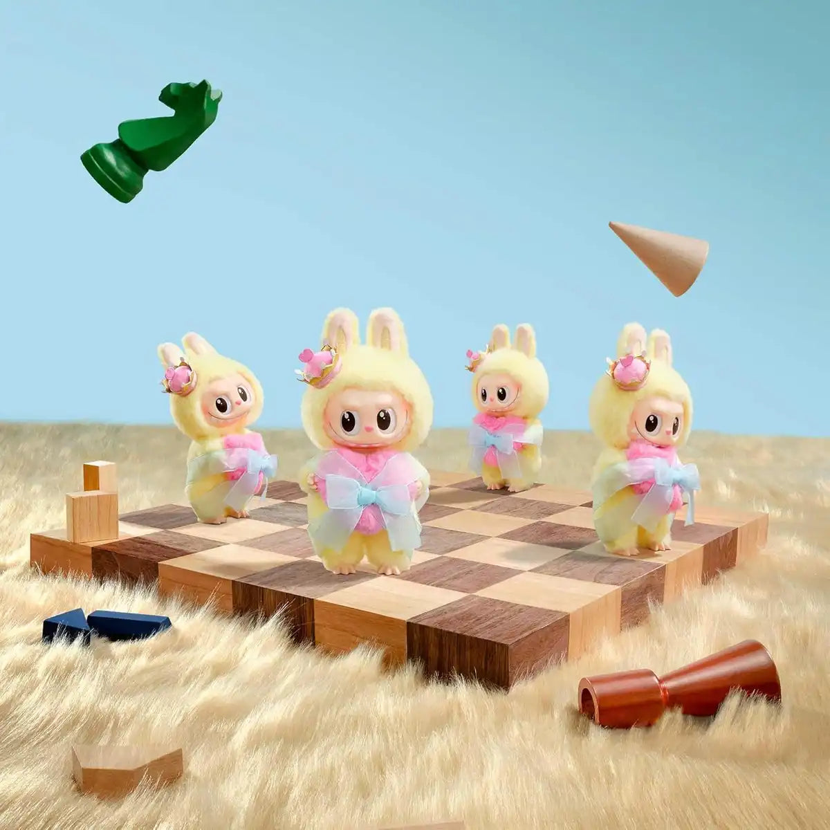 Pendentif en peluche POP MART Labubu Let's Checkmate