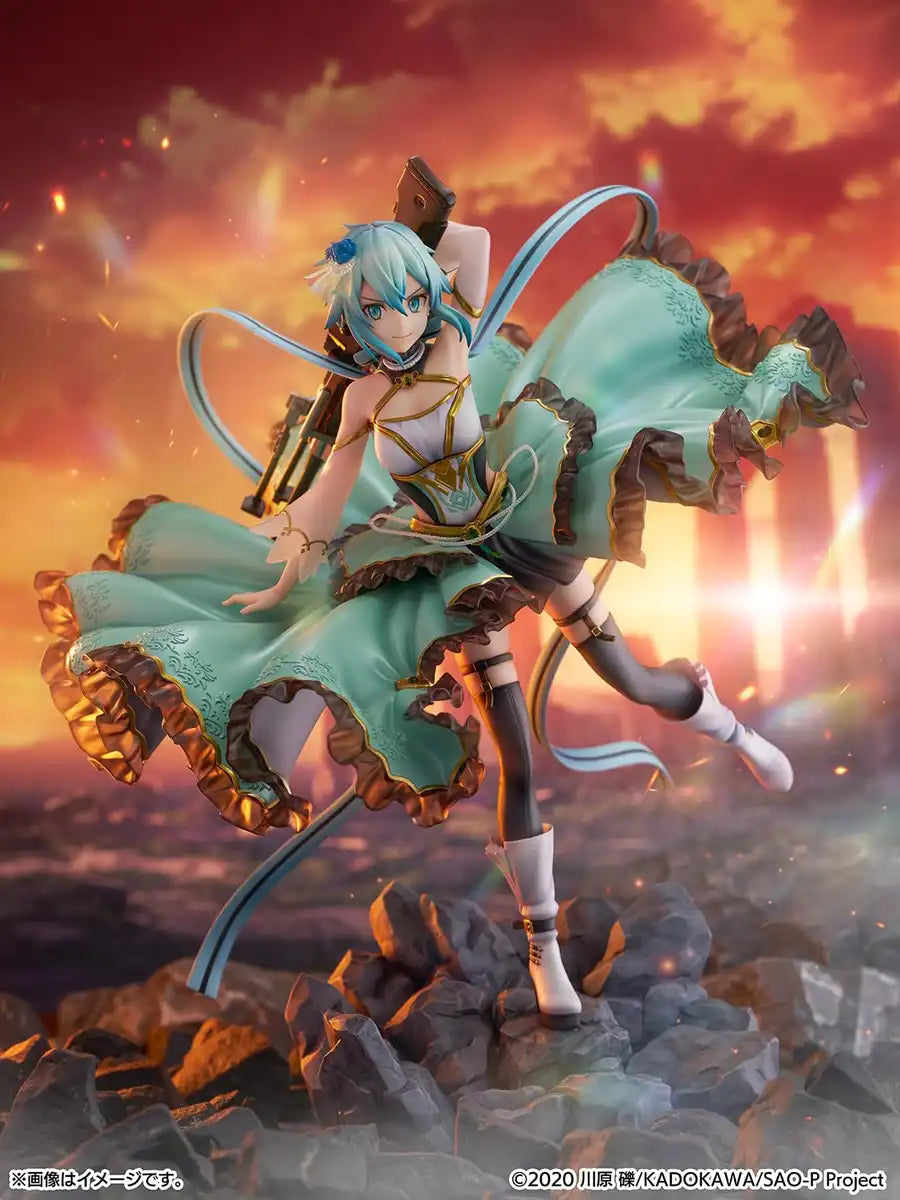 Stream Made-To-Order Sword Art Online Sinon Crystal Dress 1/7 Scale Figure- Japan Figure Store - #1 Bring To You The Best Japanese Goods