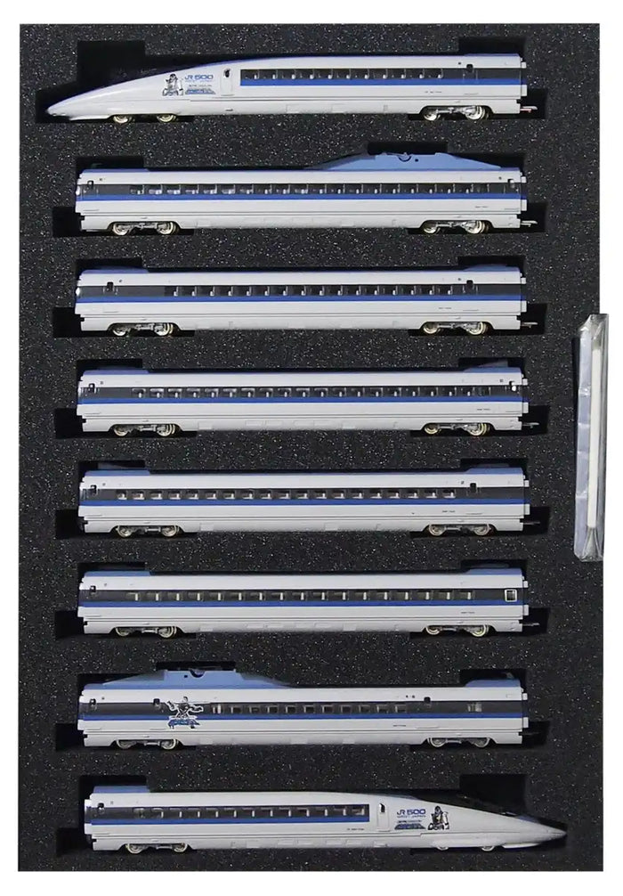 Tomytec Tomix N Gauge 500 7000 Series Sanyo Shinkansen Set 8 Cars Kansenger Wrap- Japan Figure Store - #1 Bring To You The Best Japanese Goods