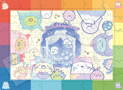 Epoch 100pc Jigsaw Puzzle Sumikkogurashi Ghost Night Park 26x38cm 26-402 Rainbow Frame- Japan Figure Store - #1 Bring To You The Best Japanese Goods