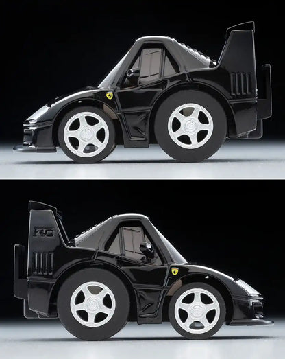 Tomytec Choroq Zero Z-79C Finished Ferrari F40 Competizione Black Model 324331- Japan Figure Store - #1 Bring To You The Best Japanese Goods
