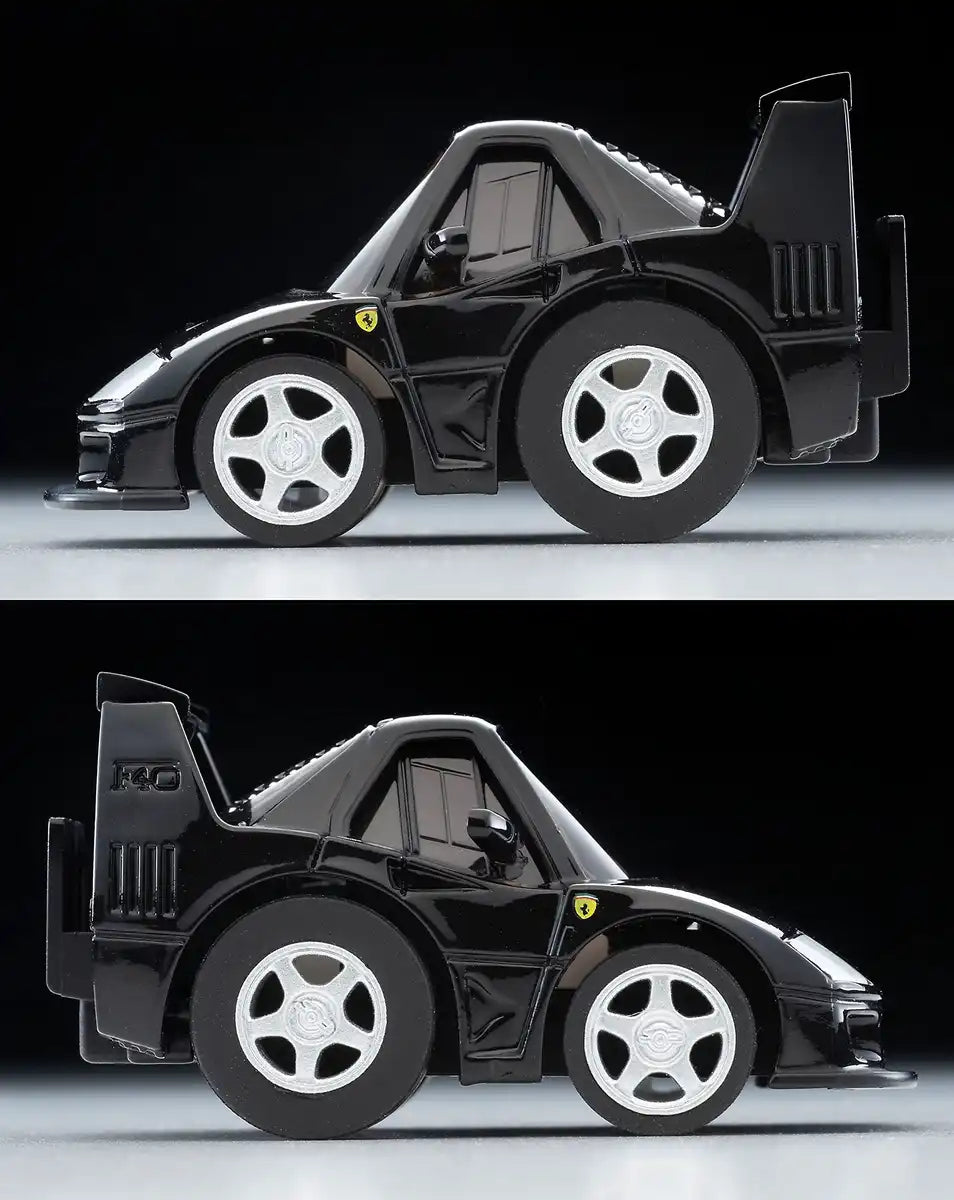 Tomytec Choroq Zero Z-79C Finished Ferrari F40 Competizione Black Model 324331- Japan Figure Store - #1 Bring To You The Best Japanese Goods
