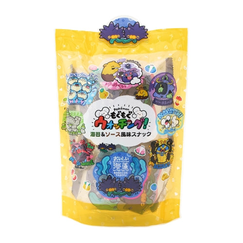 海苔&ソース風味スナック バチンウニクリップ付き もぐもぐウォッチング！お菓子