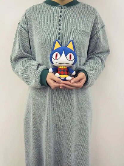 Sanei Boeki Animal Crossing All Star Collection Cat Plush 12x9x22Cm- Japan Figure Store - #1 Bring To You The Best Japanese Goods