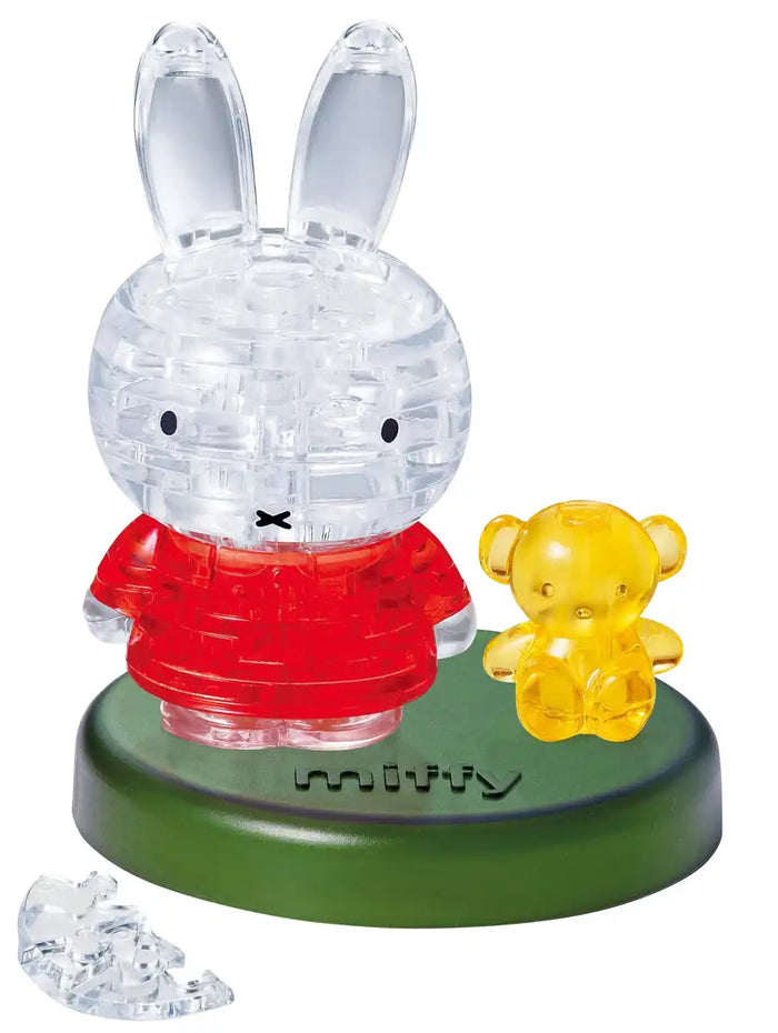 Beverly 38 Pieces Crystal Puzzle Miffy Yellow Bear 3D Puzzle Models Block Toys- Japan Figure Store - #1 Bring To You The Best Japanese Goods