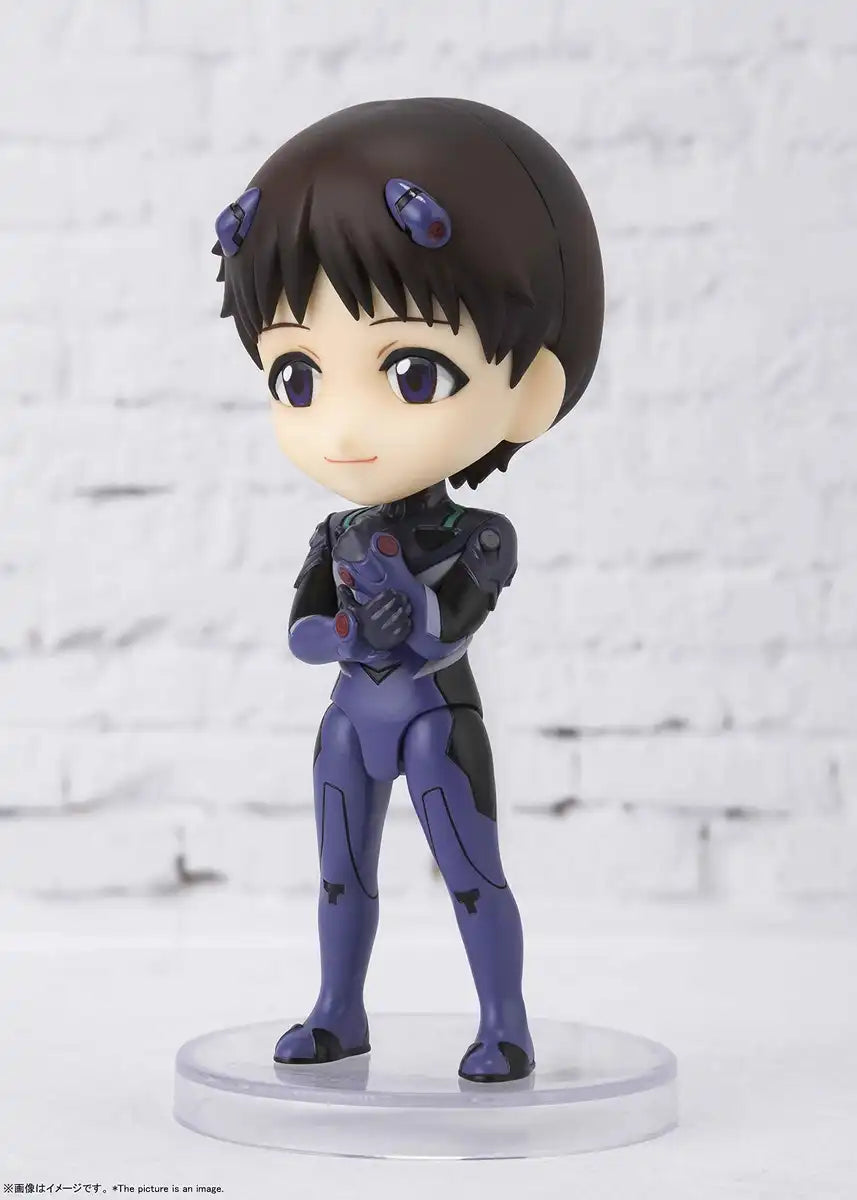 Bandai Spirits Figuarts Mini Evangelion Shinji Ikari 90mm PVC ABS Figure- Japan Figure Store - #1 Bring To You The Best Japanese Goods