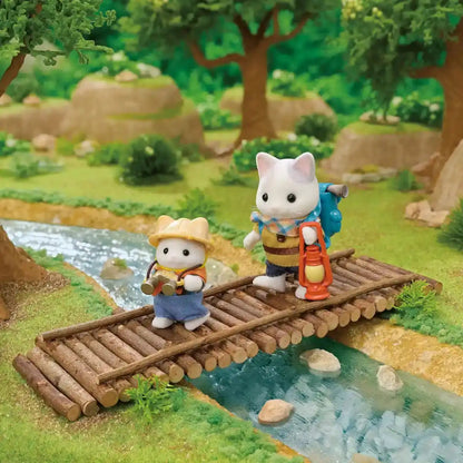 Epoch Sylvanian Families Latte Cat Siblings Dollhouse Set Kids Toy for 3+- Japan Figure Store - #1 Bring To You The Best Japanese Goods