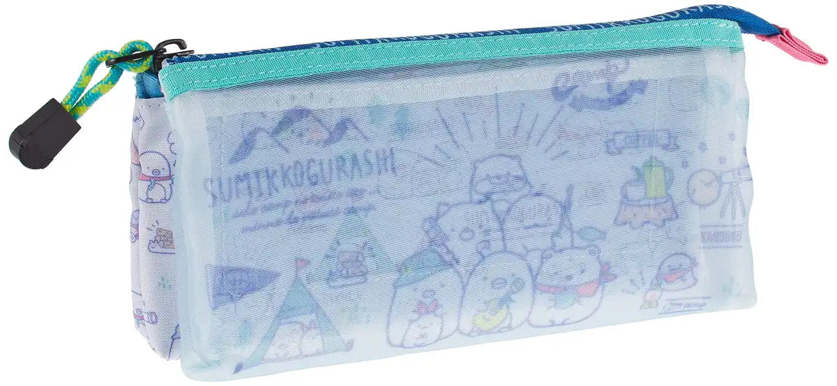 SAN-X Sumikko Gurashi Three Pocket Pen Case- Japan Figure Store - #1 Bring To You The Best Japanese Goods