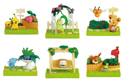 Re-Ment Pocket Monsters Pokemon Garden Afternoon Sunlight Set of 6 Pieces- Japan Figure Store - #1 Bring To You The Best Japanese Goods