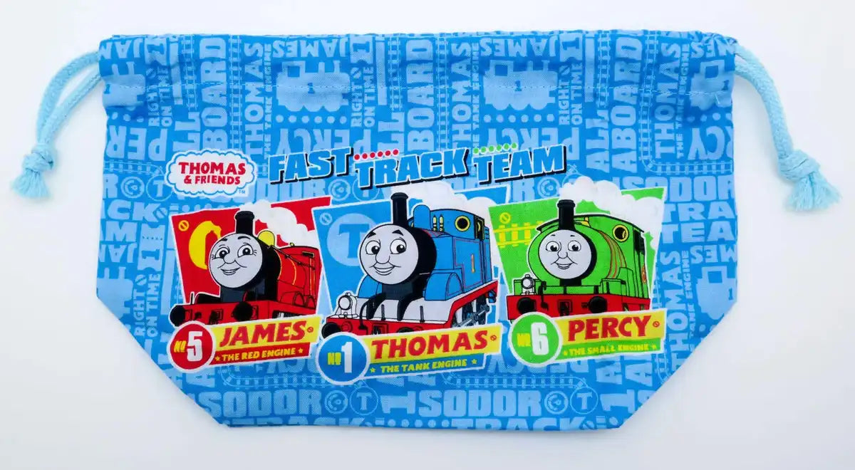 Thomas The Tank Engine Drawstring Lunch Bag- Japan Figure Store - #1 Bring To You The Best Japanese Goods