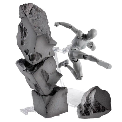 Tamashii Nations Tamashii Effect Concrete Crash 165mm ABS Painted Figure Parts