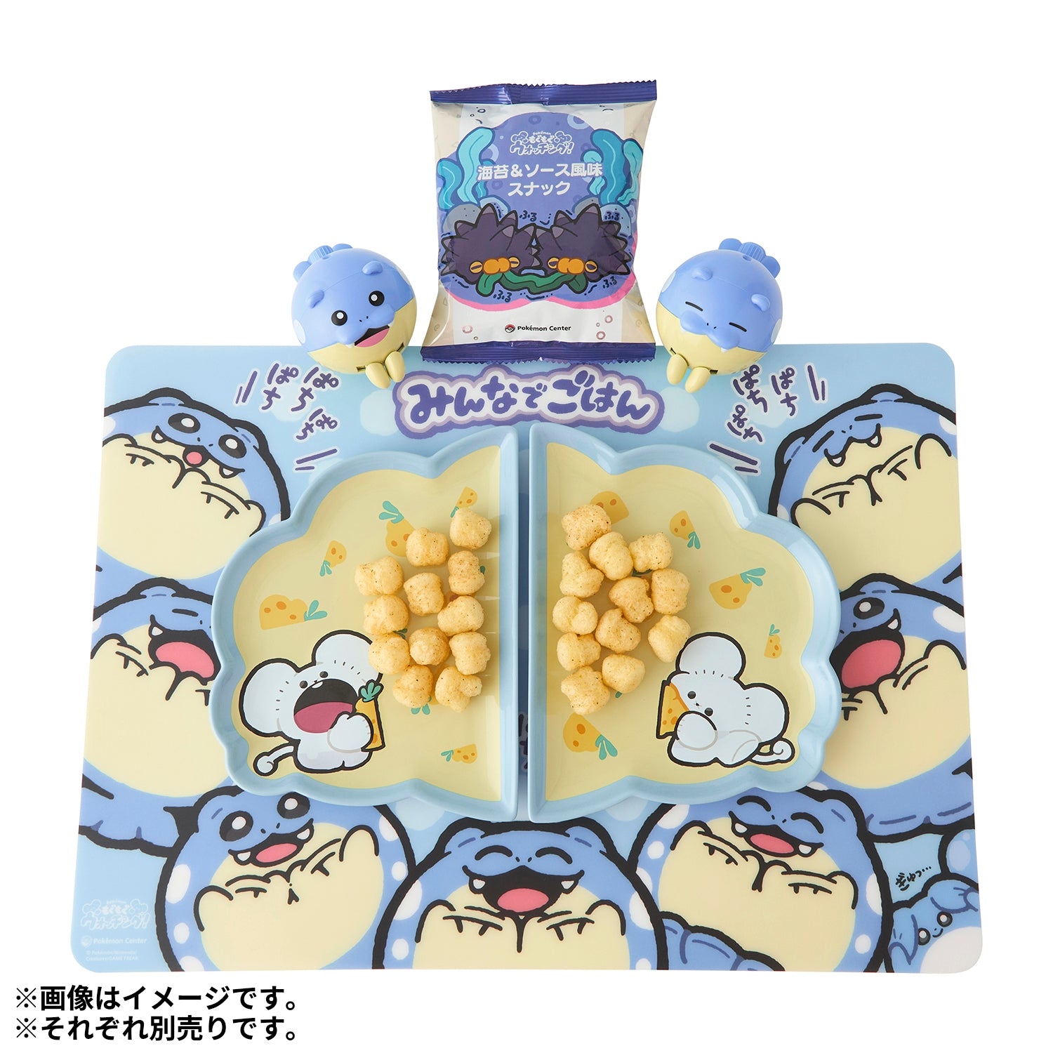 海苔&ソース風味スナック バチンウニクリップ付き もぐもぐウォッチング！お菓子