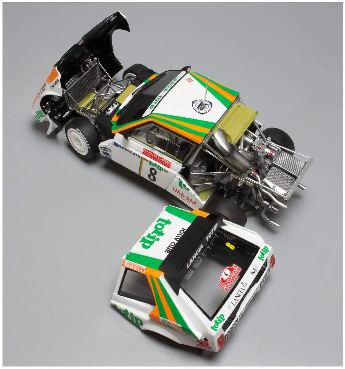 PLATZ Pn24005 Lancia Delta S4 '86 Rally Sanremo 1/24 Scale Kit- Japan Figure Store - #1 Bring To You The Best Japanese Goods