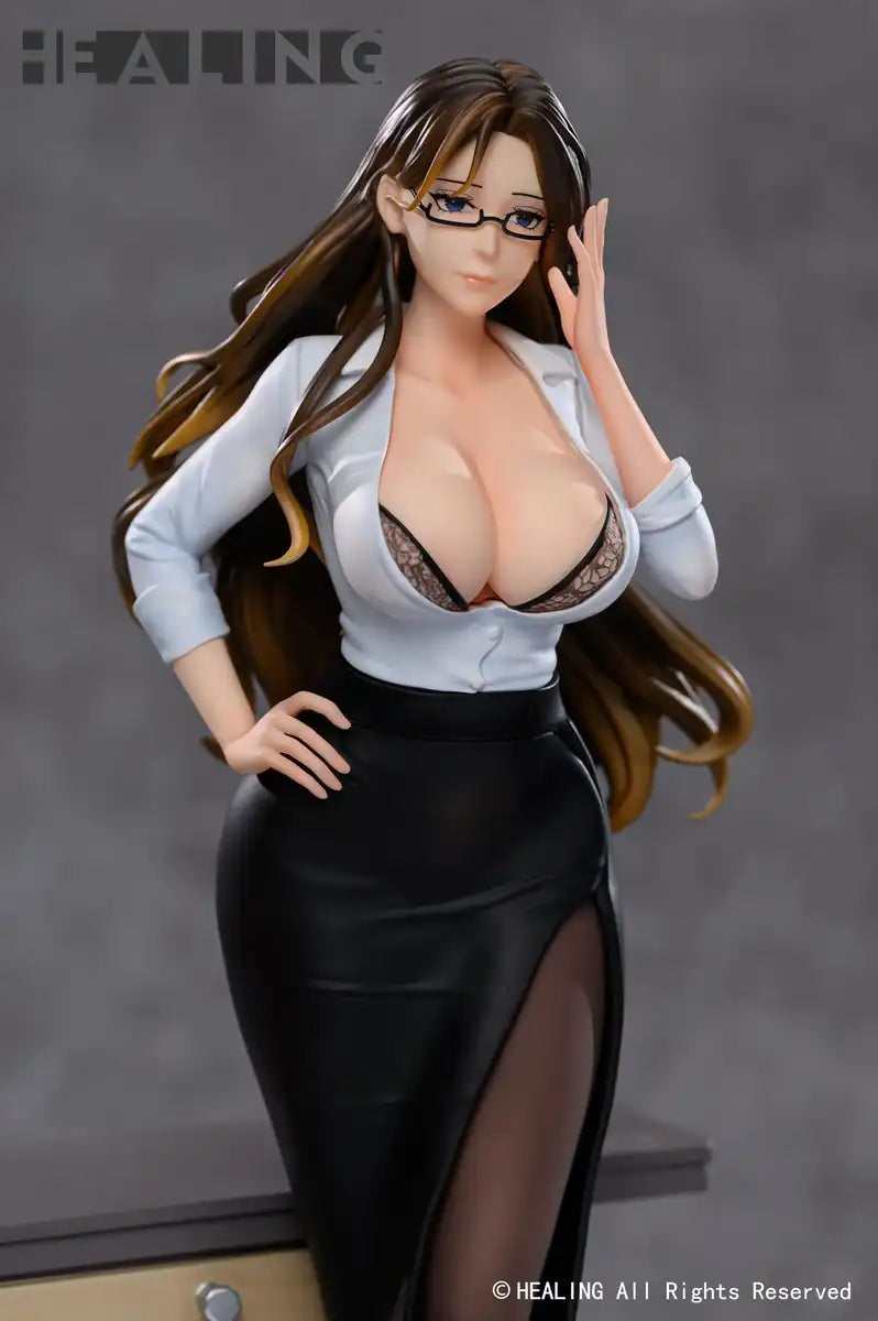 Healing 1/7 Scale Kuroshima Shio OnNa Joshi Original Figure- Japan Figure Store - #1 Bring To You The Best Japanese Goods