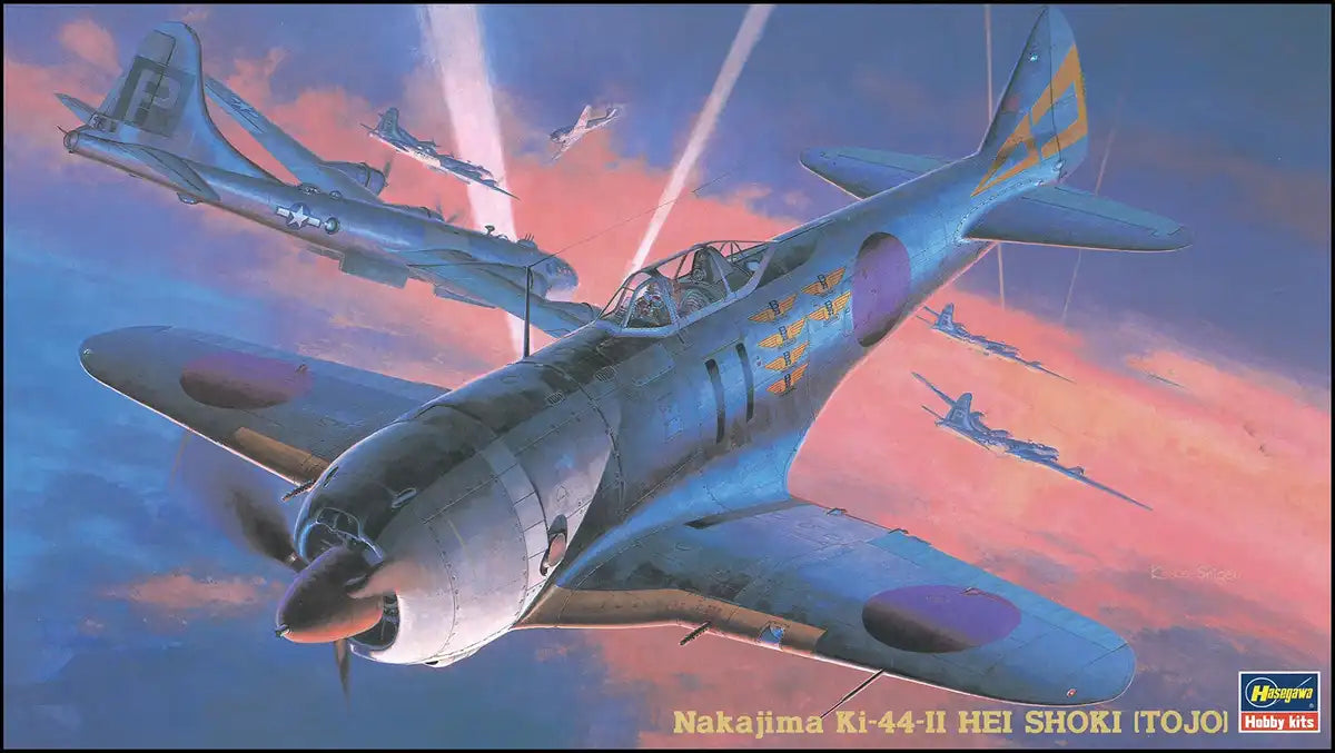 HASEGAWA Jt36 Nakajima Ki-44-Ii Hei Shoki Tojo 1/48 Scale Kit- Japan Figure Store - #1 Bring To You The Best Japanese Goods