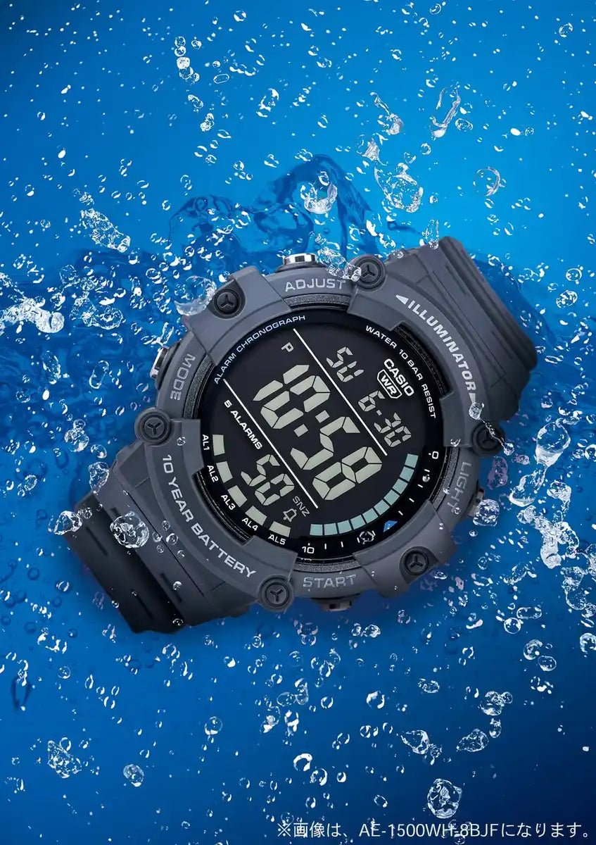 Casio AE-1500WH-1AJF Men's Black Watch- Japan Figure Store - #1 Bring To You The Best Japanese Goods