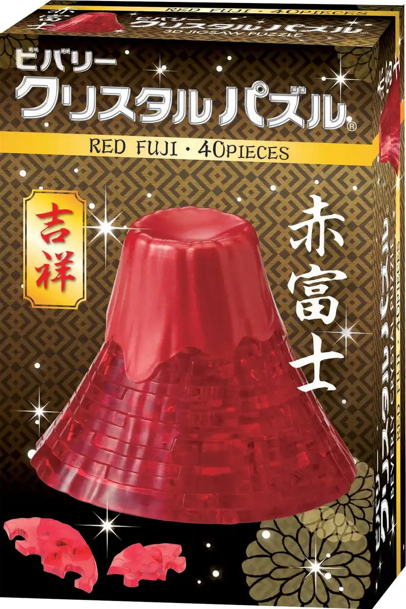 BEVERLY Crystal 3D Puzzle 50206 Mt. Fuji Red- Japan Figure Store - #1 Bring To You The Best Japanese Goods