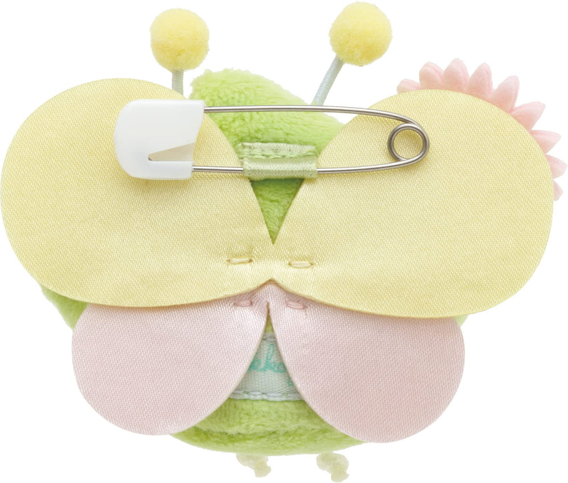 Badge en peluche San-X Sumikko Gurashi Zassou - Édition Jardin de fleurs féeriques