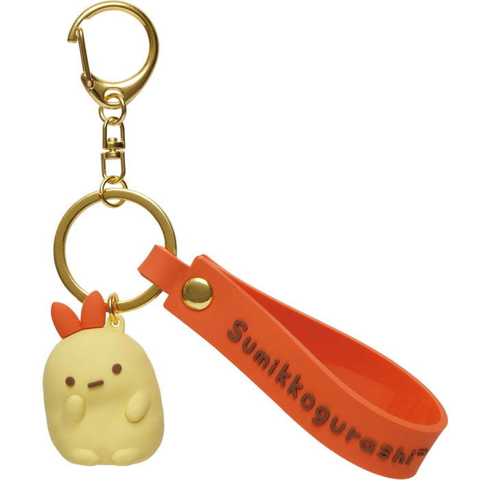 Porte-clés mascotte en forme de queue de crevette frite Sumikko Gurashi de San-X Ab14910