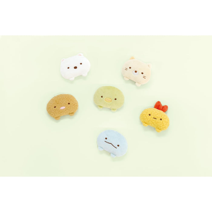 San-X Sumikko Gurashi Polar Bear Plush Badge - Cute Collectible Ab17301