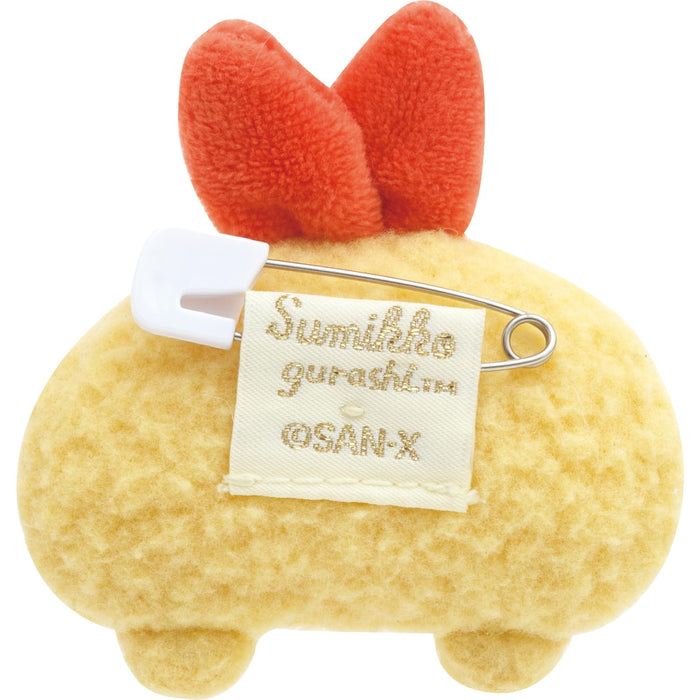 San-X Sumikko Gurashi Plush Badge Fried Shrimps Tail Ab17306