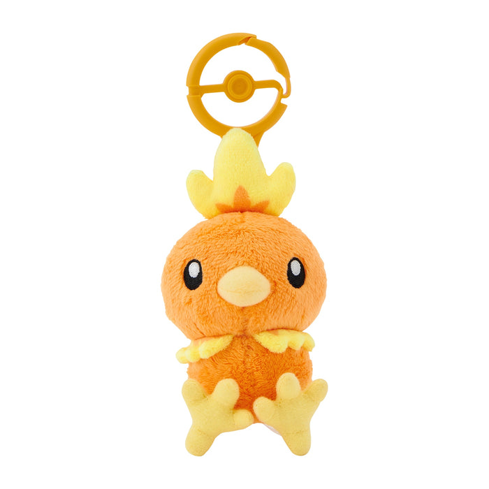 Pokemon Center Achamo Mascot Plush Keychain with Carabiner Clip