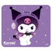 Allone Gaming Glass Mouse Pad Kuromi Purple 30x30cm Smooth E-Sports Pad