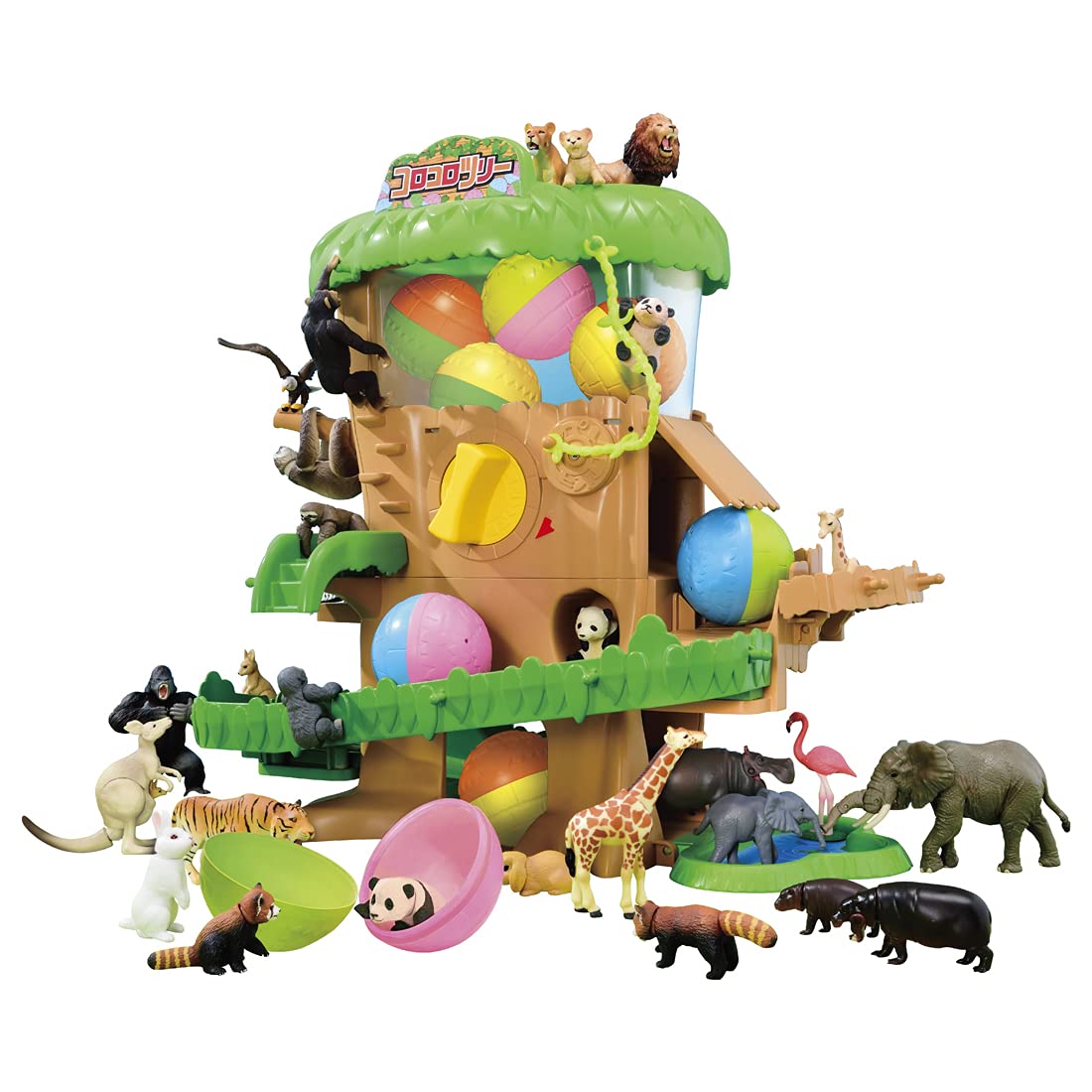 Takara Tomy Ania Gather Animals Gacha Korokoro Tree First Press Limited Edition- Japan Figure Store - #1 Bring To You The Best Japanese Goods