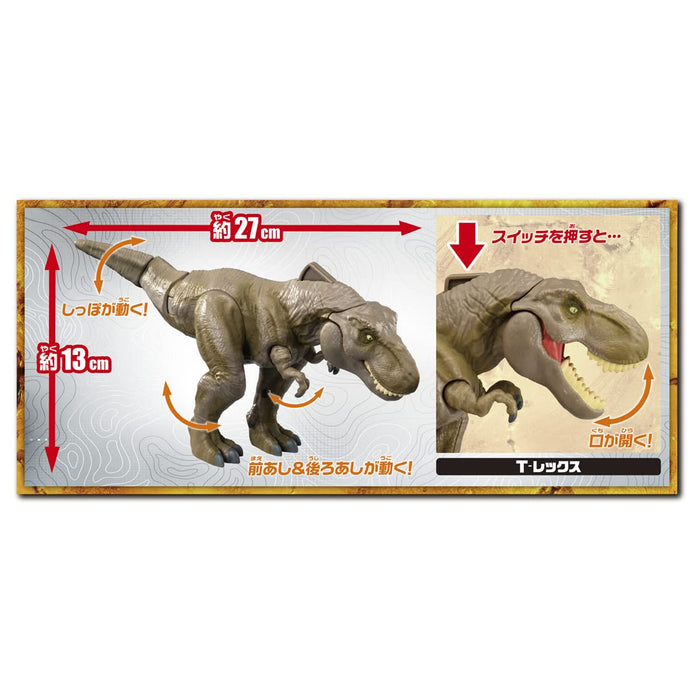 Jouet dinosaure T-Rex le plus fort de Takara Tomy Ania Jurassic World