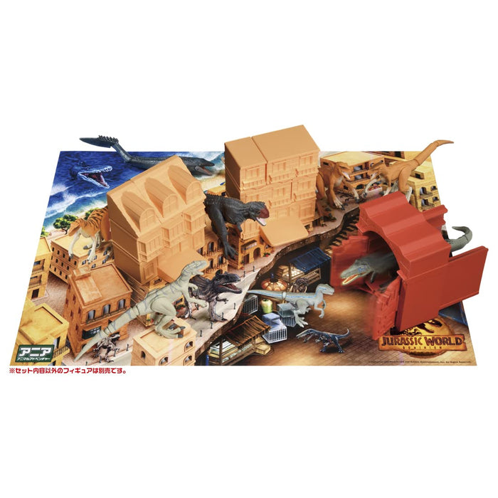 Takara Tomy Ania Jurassic World Dinosaur Play Set with Island Accessories