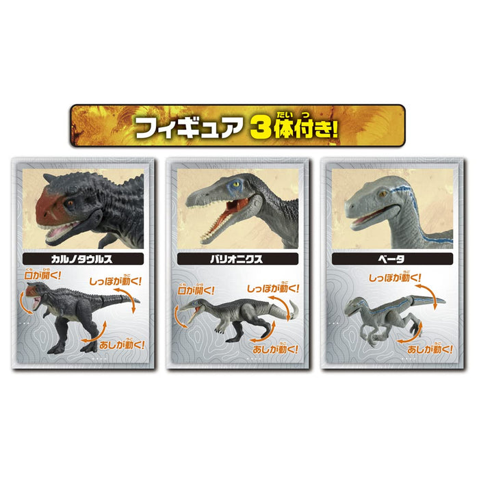 Takara Tomy Ania Jurassic World Dinosaur Play Set with Island Accessories