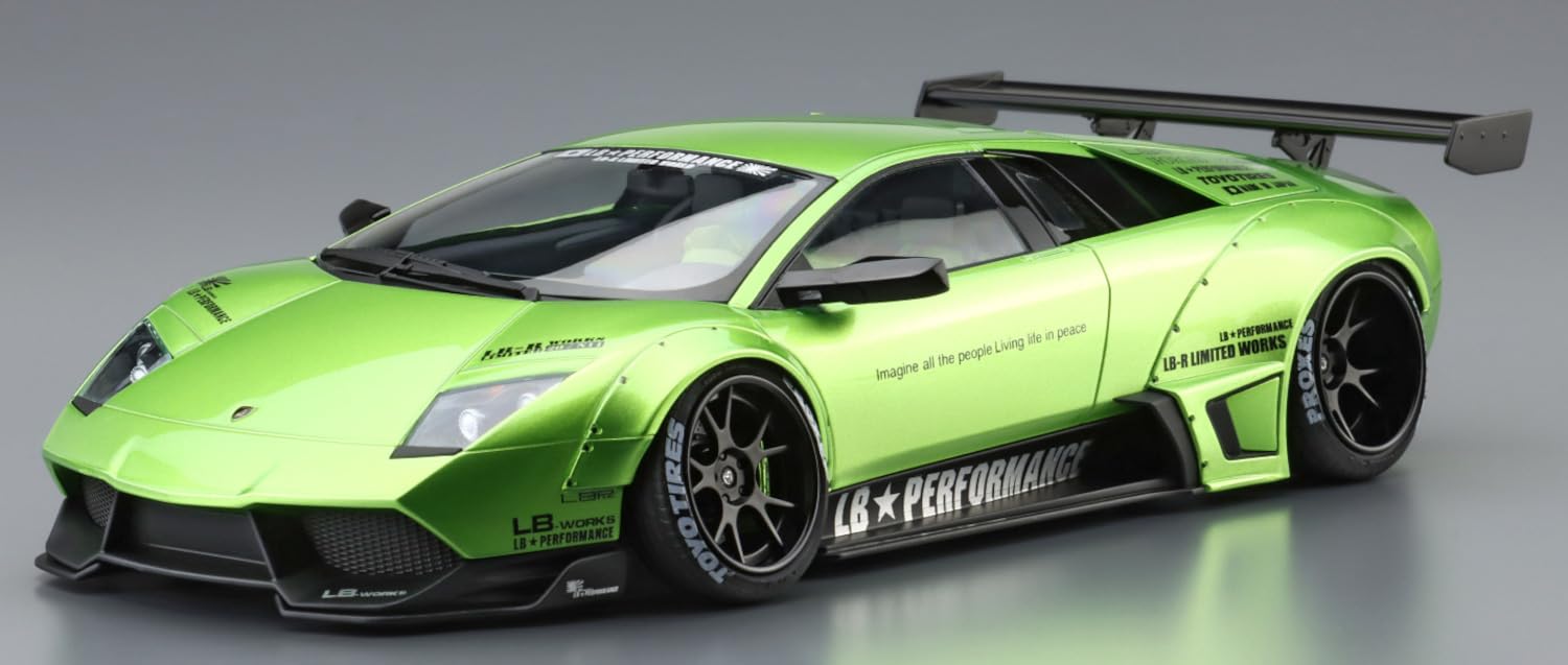 Qingdao Cultural Textbook Society (Aoshima) 1/24 Lb Works Lamborghini Murcielago Model