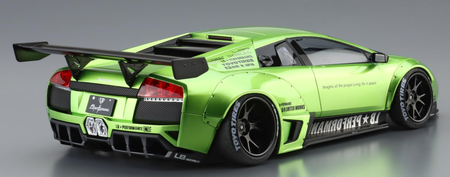 Qingdao Cultural Textbook Society (Aoshima) 1/24 Lb Works Lamborghini Murcielago Model