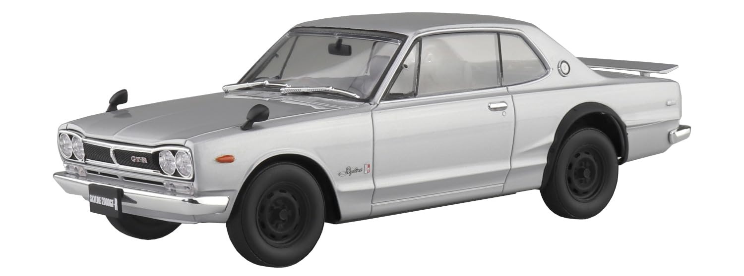 Aoshima Rakupla 1/24 Kpgc10 Skyline HT 2000GT-R Model