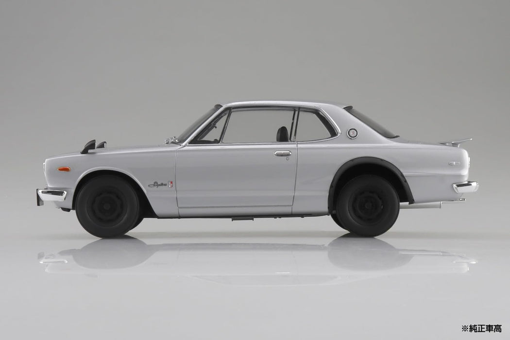 Aoshima Rakupla 1/24 Kpgc10 Skyline HT 2000GT-R Model