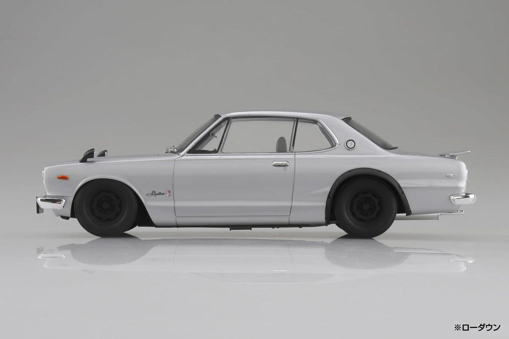 Aoshima Rakupla 1/24 Kpgc10 Skyline HT 2000GT-R Model