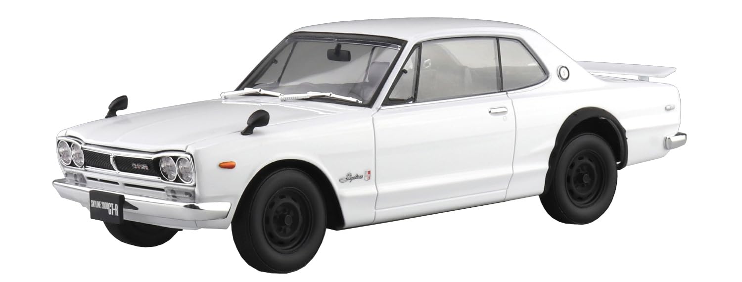 Qingdao Cultural Textbook (Aoshima) 1/24 Rakupla Snap Car 1971 Skyline GT-R Model