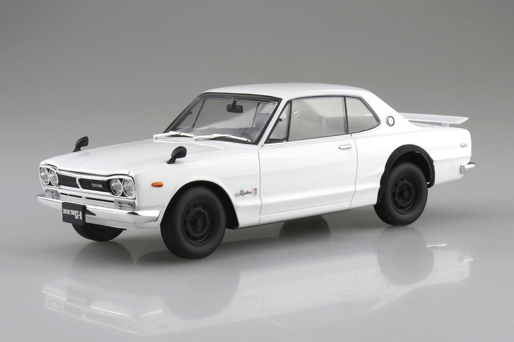 Qingdao Cultural Textbook (Aoshima) 1/24 Rakupla Snap Car 1971 Skyline GT-R Model