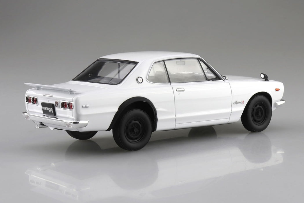 Qingdao Cultural Textbook (Aoshima) 1/24 Rakupla Snap Car 1971 Skyline GT-R Model