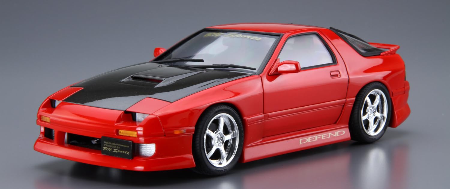 Qingdao Cultural Textbook Society (Aoshima) 1/24 Mazda Bn Sports Fc3S Rx-7 '89 Model