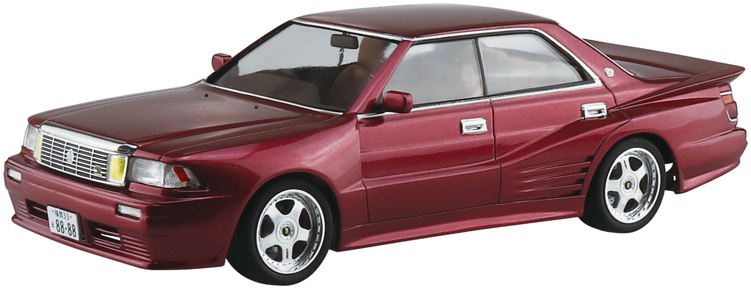 Qingdao Cultural Textbook Society (Aoshima) 1/24 Toyota Crown 1989 Plastic Model