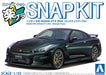 Aoshima 1/32 Rakupla Nissan R35 GT-R 2024 Midnight Purple Snap Kit