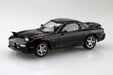 Aoshima Rakupla 1/32 RX-7 Black Pre-Colored Model Kit Snap-Fit