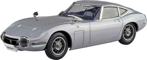 Aoshima 1/32 Toyota 2000GT Silver Plastic Model Kit Snap-Together