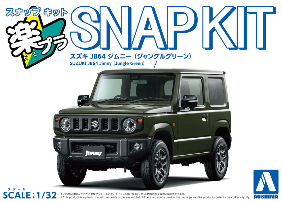 Aoshima 1/32 Snap Kit Suzuki Jimny Jungle Green Model by Aoshima