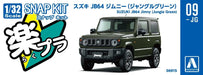 Aoshima 1/32 Snap Kit Suzuki Jimny Jungle Green Model by Aoshima