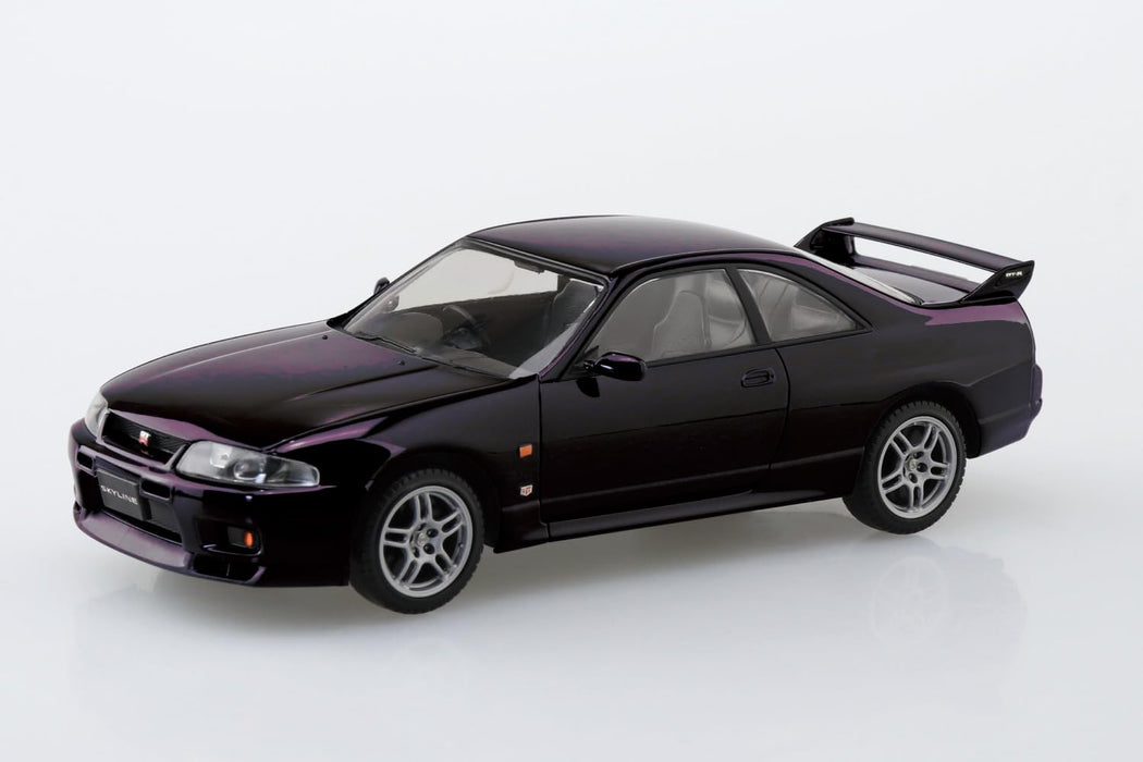 Aoshima Rakupla 1/32 Nissan R33 GT-R Midnight Purple Model Kit