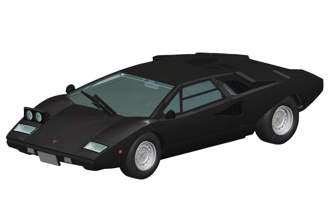 Aoshima Lamborghini Countach LP400 Black Model Kit